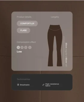 High-Rise Comfortlux Flare Trousers