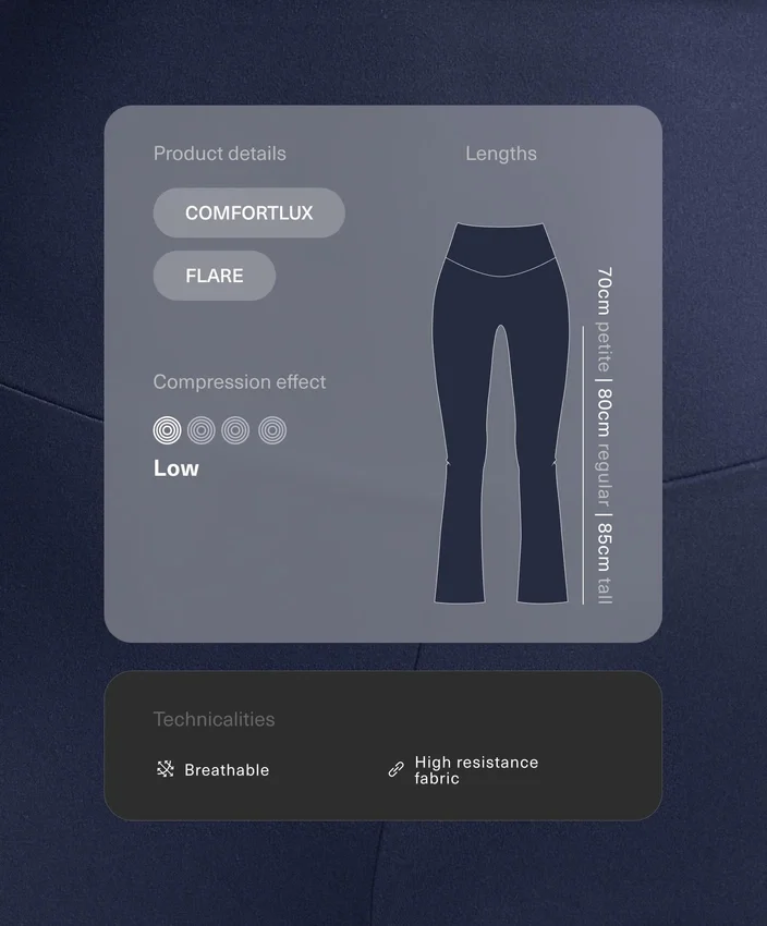 High-Rise Comfortlux Flare Trousers High-Rise Comfortlux Flare Trousers
