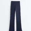 High-Rise Comfortlux Rib Flare Trousers High-Rise Comfortlux Rib Flare Trousers