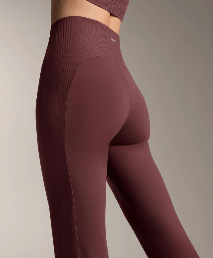 High-Rise Comfortlux Rib Flare Trousers High-Rise Comfortlux Rib Flare Trousers