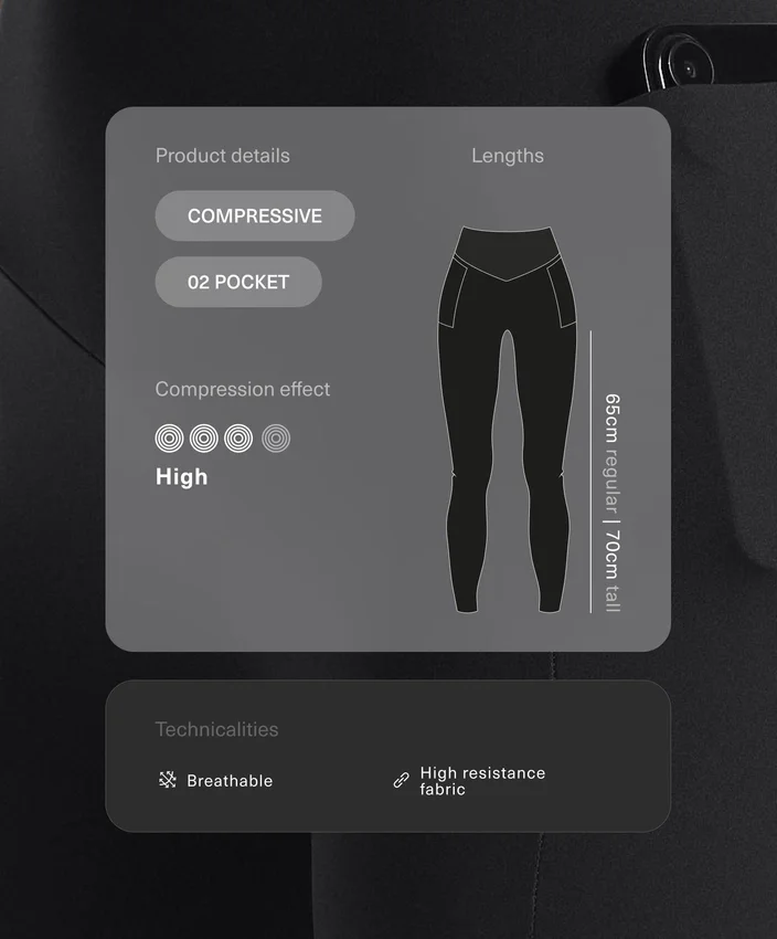 High-Rise Compressive Ankle-Length Leggings with Pocket High-Rise Compressive Ankle-Length Leggings with Pocket