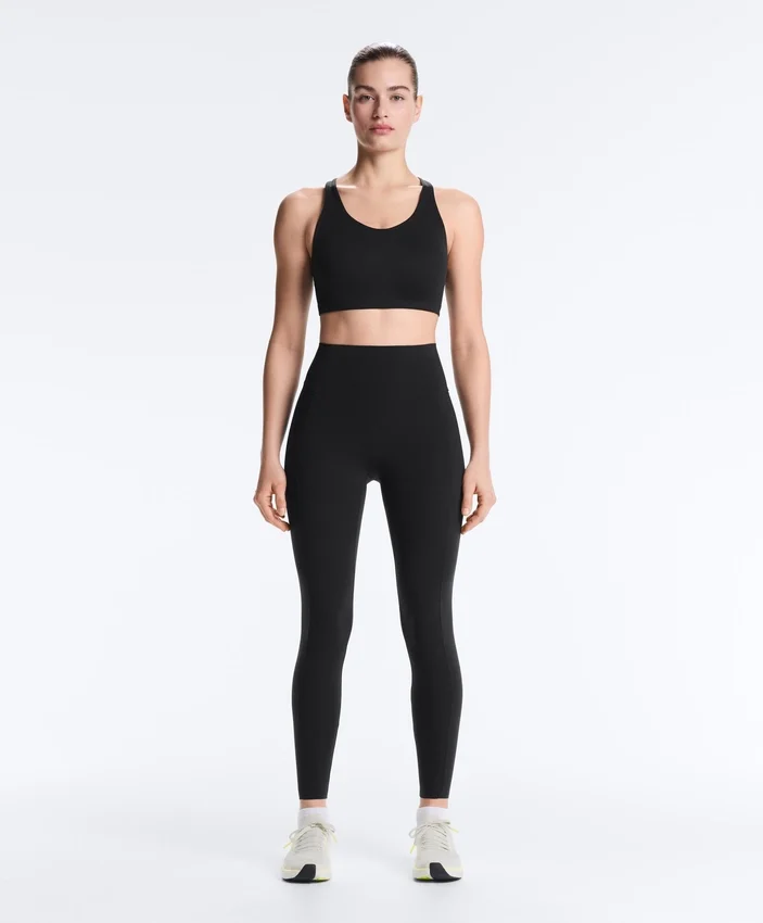 High-Rise Compressive Ankle-Length Leggings with Pocket High-Rise Compressive Ankle-Length Leggings with Pocket