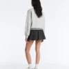 High Rise Compressive Check Balloon Mini Skirt High Rise Compressive Check Balloon Mini Skirt