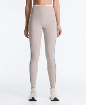 High Rise Compressive Contrast Ankle-Length Leggings