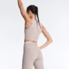 High Rise Compressive Contrast Ankle-Length Leggings High Rise Compressive Contrast Ankle-Length Leggings