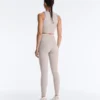 High Rise Compressive Contrast Ankle-Length Leggings High Rise Compressive Contrast Ankle-Length Leggings