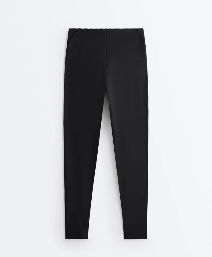 High-Rise Compressive Core-Control Ankle-Length Leggings High-Rise Compressive Core-Control Ankle-Length Leggings