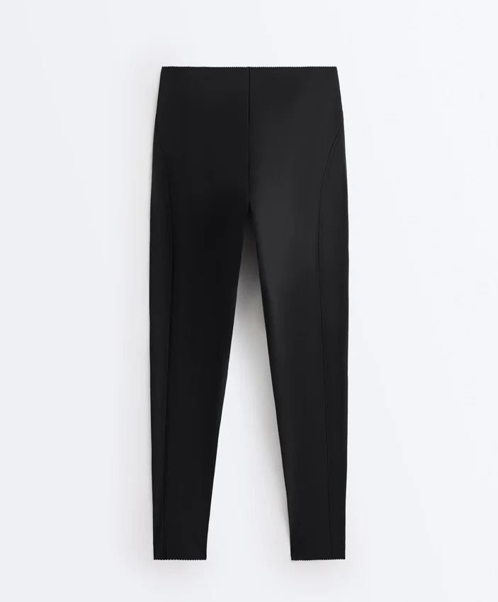 High-Rise Compressive Core-Control Ankle-Length Leggings High-Rise Compressive Core-Control Ankle-Length Leggings