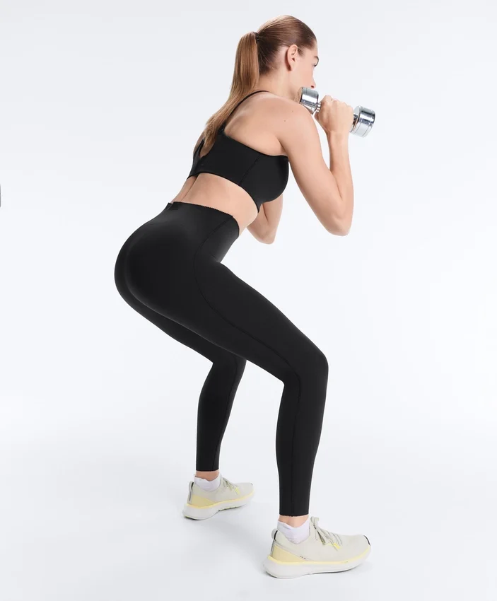 High-Rise Compressive Core-Control Ankle-Length Leggings High-Rise Compressive Core-Control Ankle-Length Leggings