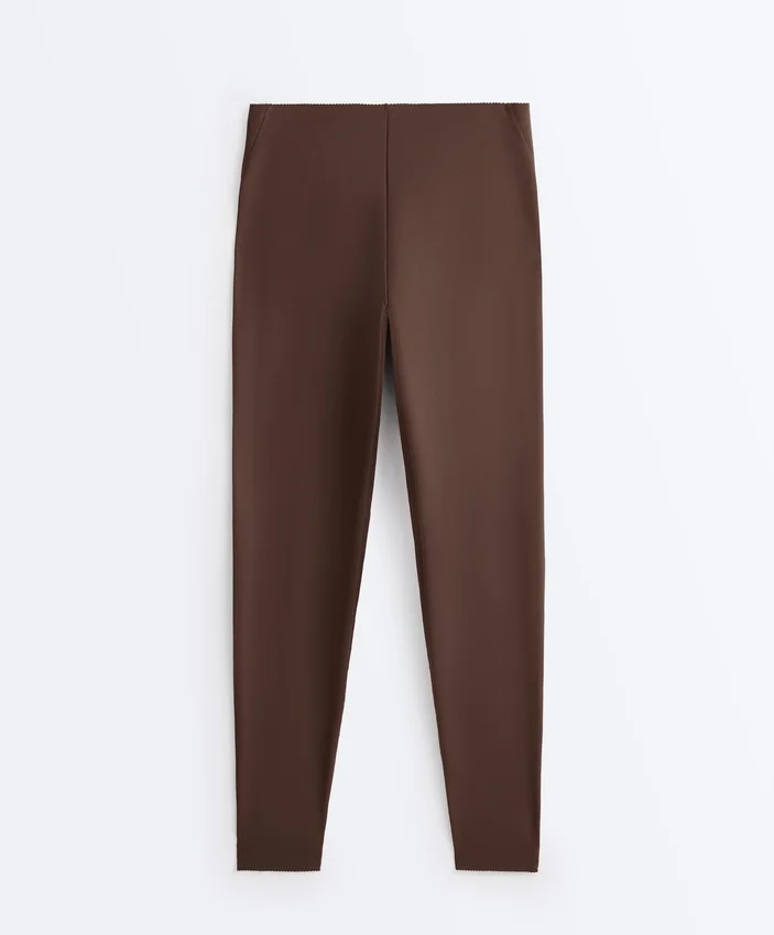 High-Rise Compressive Core-Control Ankle-Length Leggings High-Rise Compressive Core-Control Ankle-Length Leggings