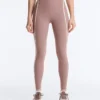 High-Rise Compressive Core-Control Ankle-Length Leggings with Contrast Details High-Rise Compressive Core-Control Ankle-Length Leggings with Contrast Details