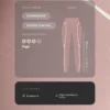 High-Rise Compressive Core-Control Ankle-Length Leggings with Contrast Details High-Rise Compressive Core-Control Ankle-Length Leggings with Contrast Details