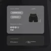 High-Rise Compressive Pocket 10 Cm Hot Pants High-Rise Compressive Pocket 10 Cm Hot Pants