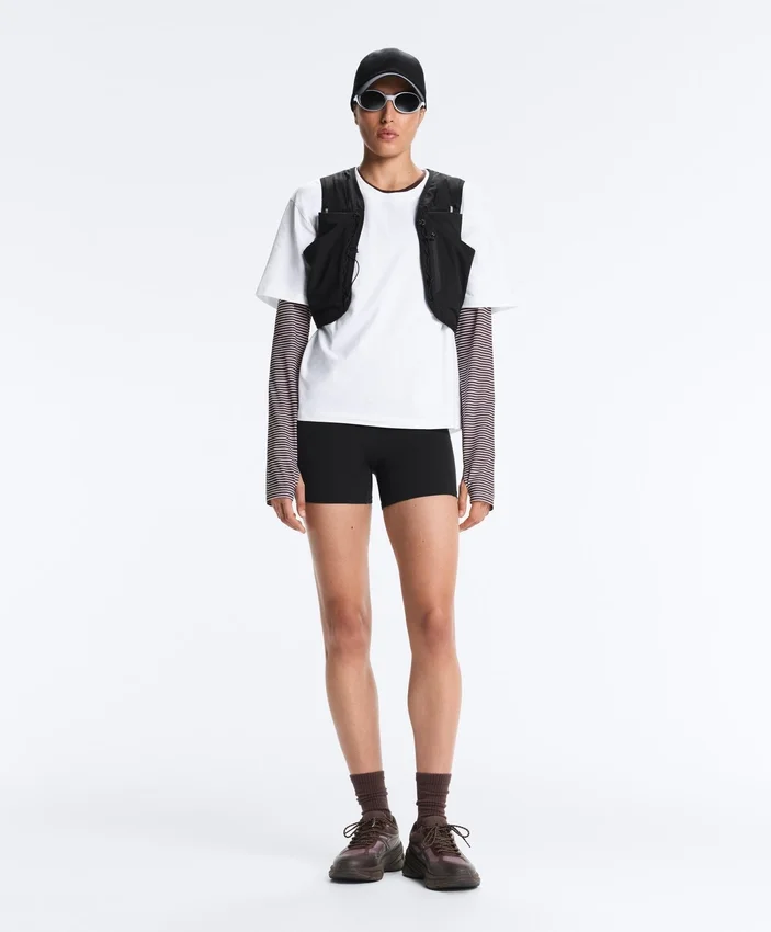High-Rise Compressive Pocket 10 Cm Hot Pants High-Rise Compressive Pocket 10 Cm Hot Pants