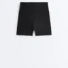 High-Rise Compressive Pocket 10 Cm Hot Pants High-Rise Compressive Pocket 10 Cm Hot Pants