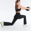 High-Rise Compressive Raise up Flare Trousers High-Rise Compressive Raise up Flare Trousers