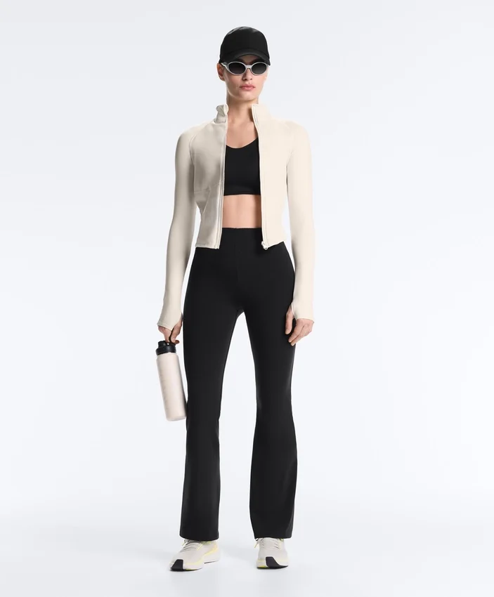 High-Rise Compressive Raise up Flare Trousers High-Rise Compressive Raise up Flare Trousers