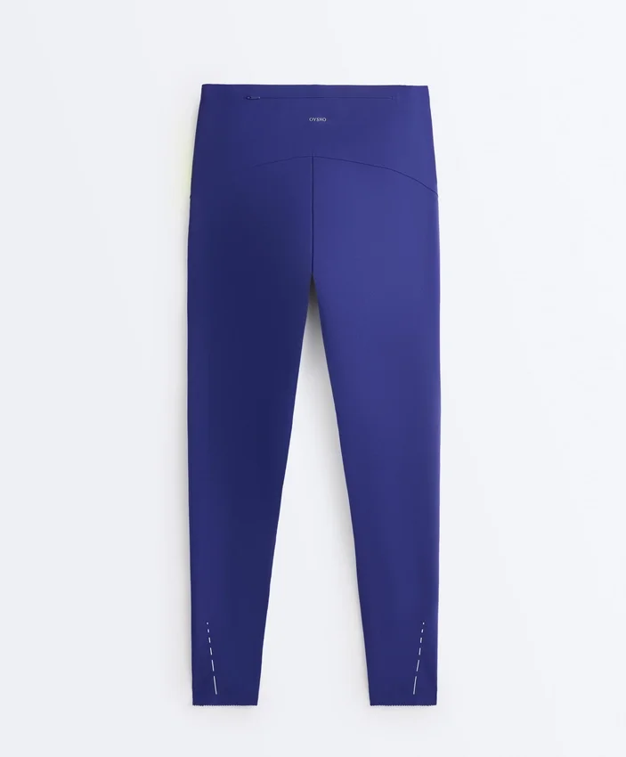 High Rise Compressive Reflective Ankle-Length Leggings High Rise Compressive Reflective Ankle-Length Leggings
