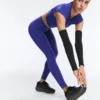 High Rise Compressive Reflective Ankle-Length Leggings High Rise Compressive Reflective Ankle-Length Leggings