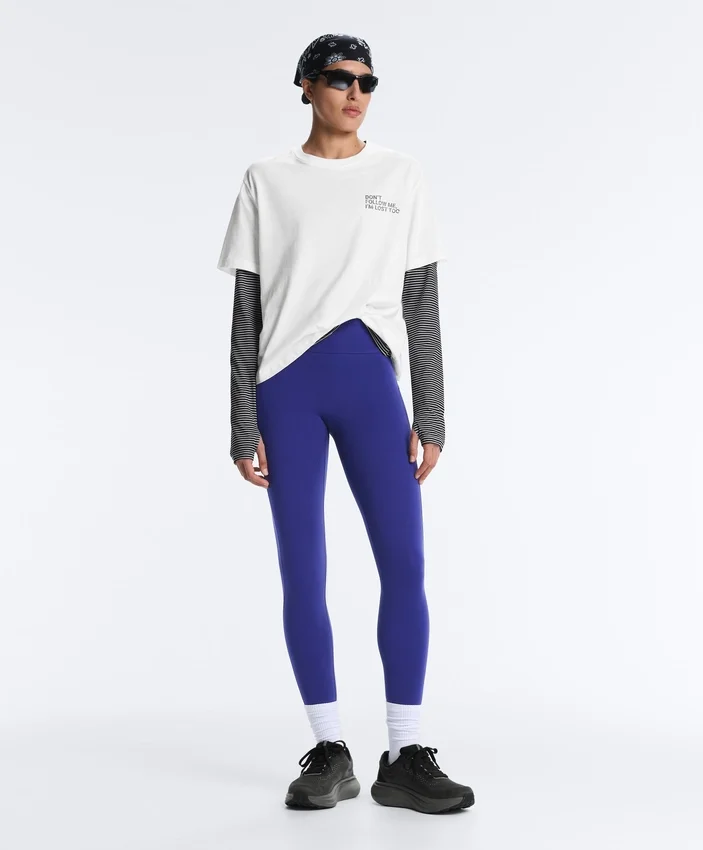 High Rise Compressive Reflective Ankle-Length Leggings High Rise Compressive Reflective Ankle-Length Leggings