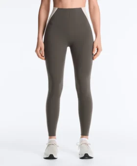 High-Rise Compressive Reflective Core Control Ankle-Length Leggings