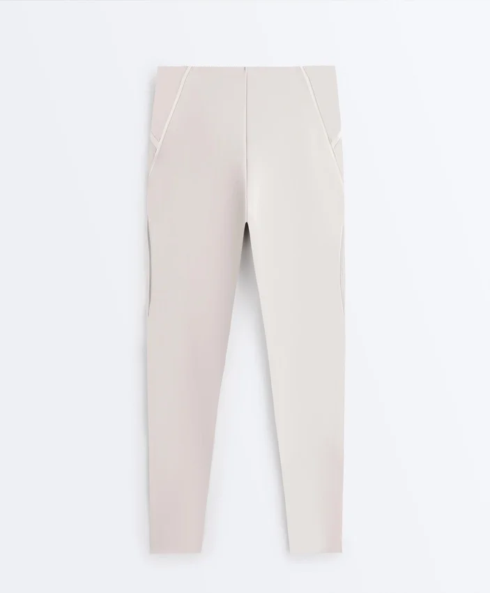 High-Rise Compressive Reflective Core Control Ankle-Length Leggings High-Rise Compressive Reflective Core Control Ankle-Length Leggings