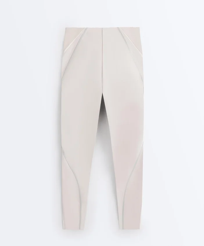 High-Rise Compressive Reflective Core Control Ankle-Length Leggings High-Rise Compressive Reflective Core Control Ankle-Length Leggings