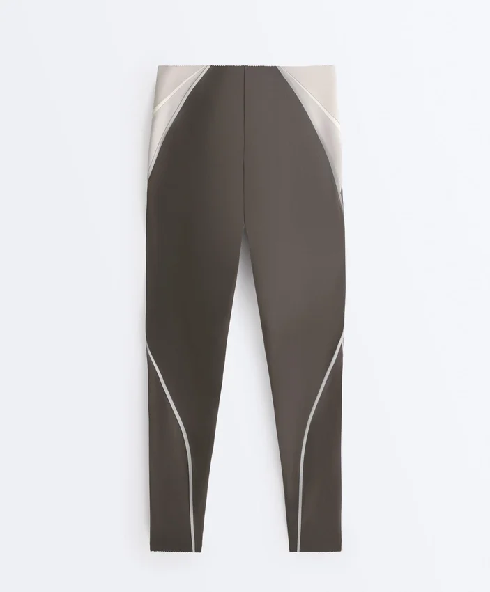 High-Rise Compressive Reflective Core Control Ankle-Length Leggings High-Rise Compressive Reflective Core Control Ankle-Length Leggings