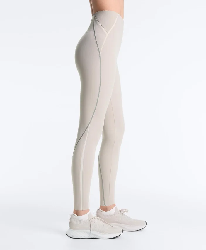 High-Rise Compressive Reflective Core Control Ankle-Length Leggings High-Rise Compressive Reflective Core Control Ankle-Length Leggings
