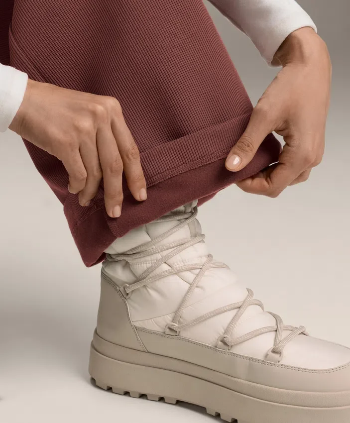 High Rise Rib Trousers with Soft Touch Modal High Rise Rib Trousers with Soft Touch Modal
