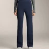 High Rise Warm Flare Trousers with Pockets High Rise Warm Flare Trousers with Pockets