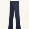High Rise Warm Flare Trousers with Pockets High Rise Warm Flare Trousers with Pockets