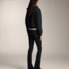 High Rise Warm Flare Trousers with Pockets High Rise Warm Flare Trousers with Pockets