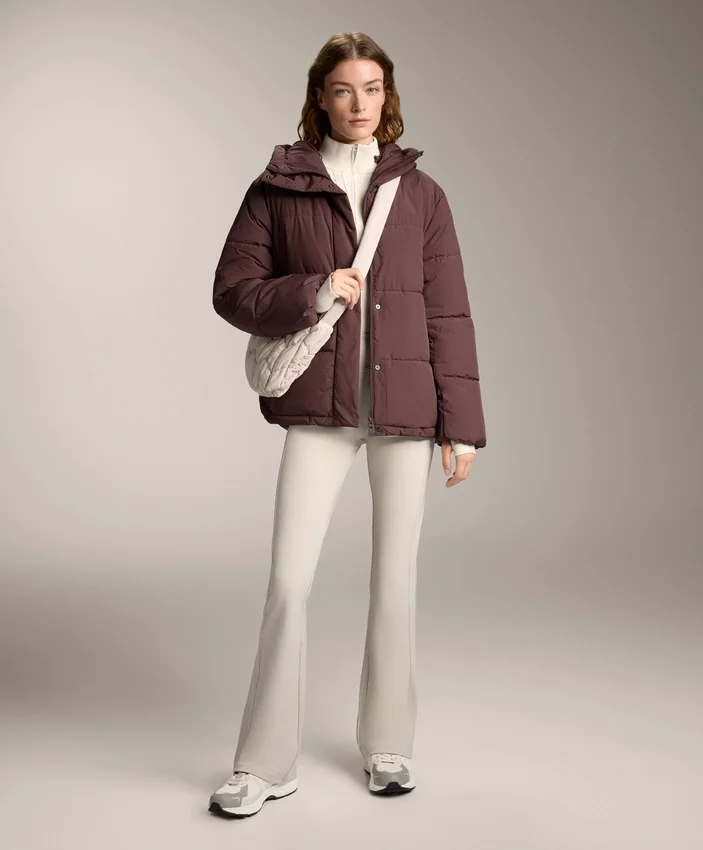 High Rise Warm Flare Trousers with Pockets High Rise Warm Flare Trousers with Pockets