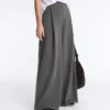 High Rise Wide-Leg Piqué Cotton Trousers High Rise Wide-Leg Piqué Cotton Trousers