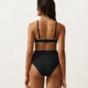 High-Waisted Piping Bikini Briefs High-Waisted Piping Bikini Briefs
