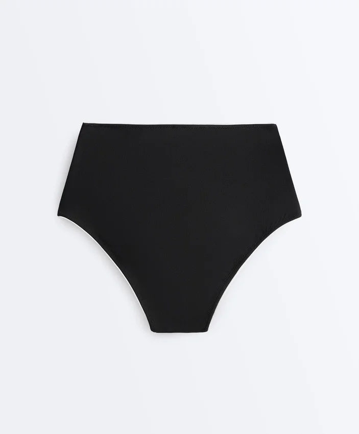 High-Waisted Piping Bikini Briefs High-Waisted Piping Bikini Briefs