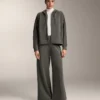 Hooded Jacket with Rib Details with Brushed Modal Hooded Jacket with Rib Details with Brushed Modal
