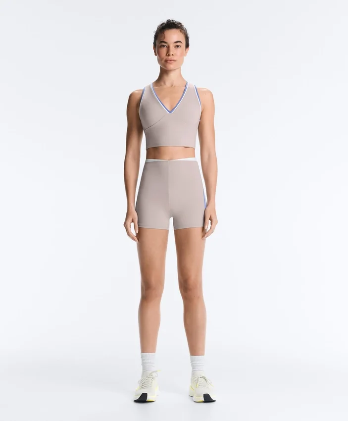 Hot Pants High-Rise Compressive 10Cm Contrast Hot Pants High-Rise Compressive 10Cm Contrast