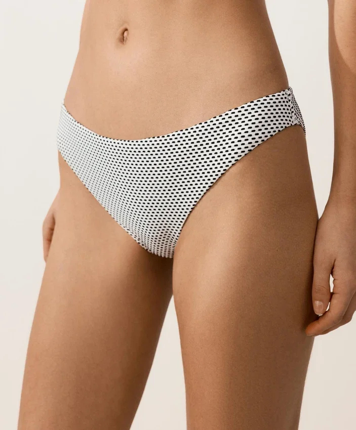 Jacquard Polka Dot Classic Bikini Briefs Jacquard Polka Dot Classic Bikini Briefs