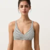Jacquard Polka Dot Halter Bikini Top Jacquard Polka Dot Halter Bikini Top