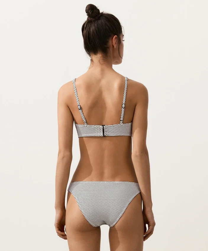 Jacquard Polka Dot Classic Bikini Briefs Jacquard Polka Dot Classic Bikini Briefs