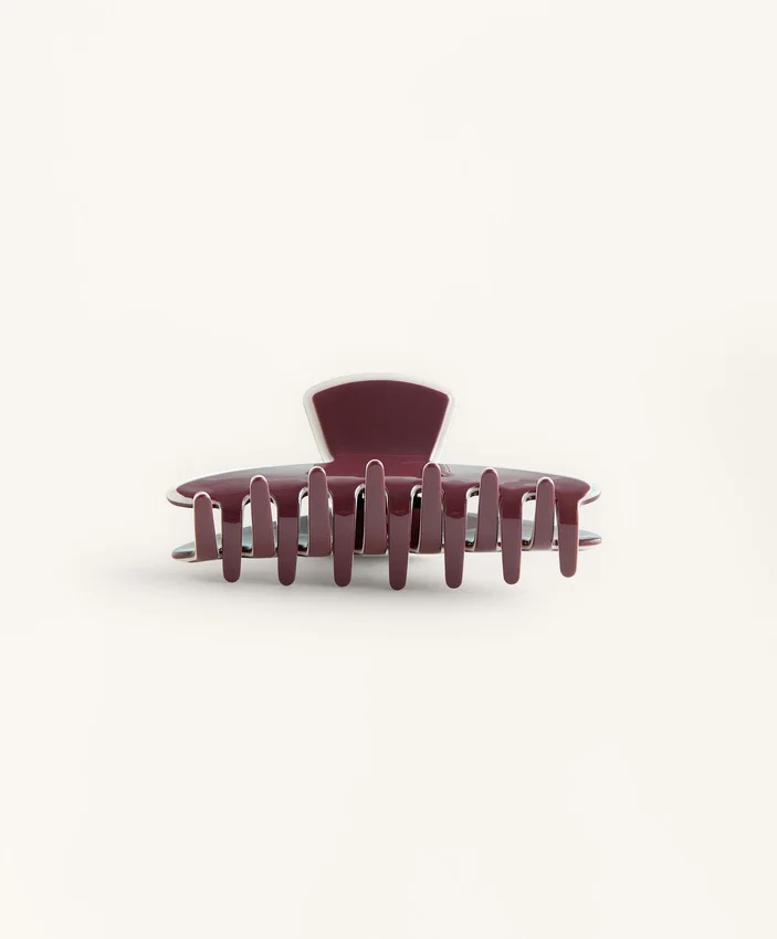 Large Hair Clip with Piping Large Hair Clip with Piping