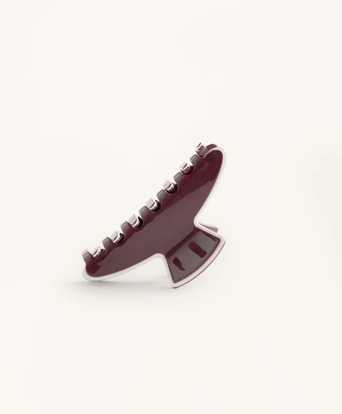 Large Hair Clip with Piping Large Hair Clip with Piping