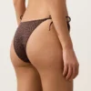 Leopard Print Medium-Coverage Tie Bikini Briefs Leopard Print Medium-Coverage Tie Bikini Briefs