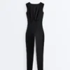 Light Touch V-Neck Jumpsuit Light Touch V-Neck Jumpsuit