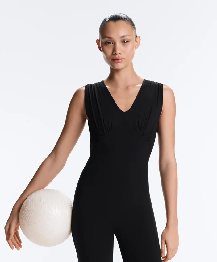 Light Touch V-Neck Jumpsuit Light Touch V-Neck Jumpsuit