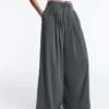 Light Touch Wide-Leg Trousers with Darts Light Touch Wide-Leg Trousers with Darts