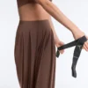 Light Touch Wide-Leg Trousers with Darts