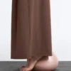 Light Touch Wide-Leg Trousers with Darts